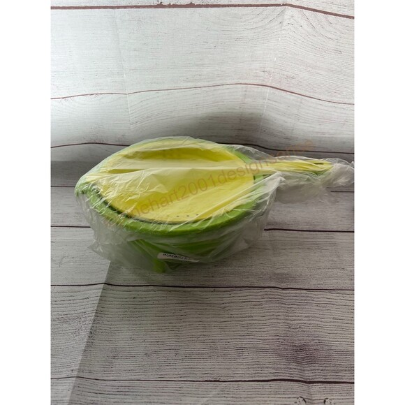 New Tupperware Double Colander Strainer 2149 2150 Margarita Green - Picture 4 of 5